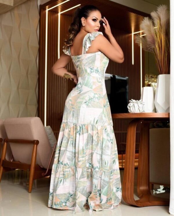 Nome: Vestido Longo Estampado Sofia - Imagem 3